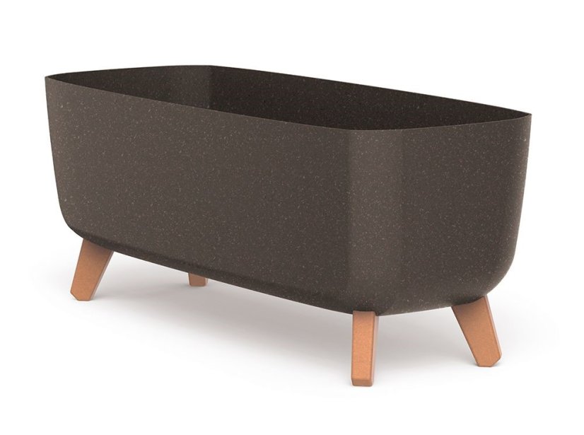 Květináč GRACIA CASE ECO WOOD kávový 58cm
