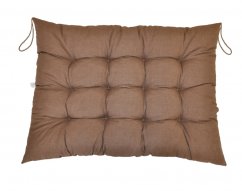 Paletový sedák / zahradní matrace hnědý melír