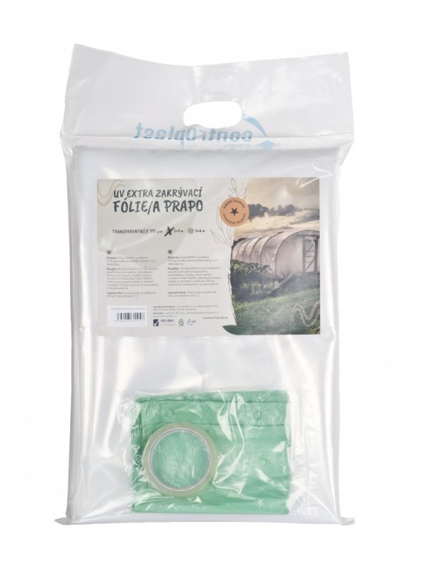 Centroplast fólie na fóliovník PRAPO UV EXTRA 3 x 4 m transparentní
