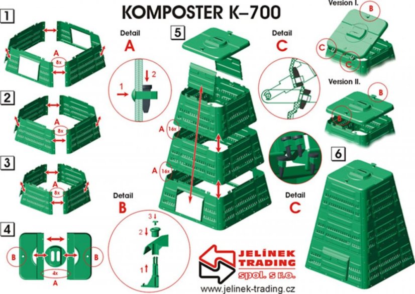 Jelínek Trading K 700 zelený