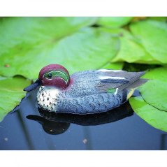 Plastová vodní dekorace - Kačer Teal