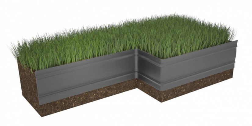 AMISPOL® skrytý obrubník výška 12,5 cm - 8m
