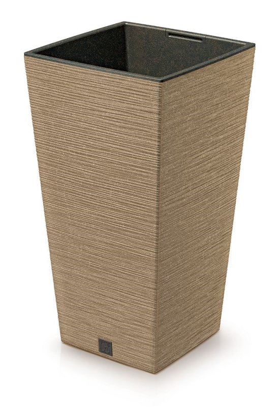 Květináč FURU SQUARE ECO WOOD 30cm naturo