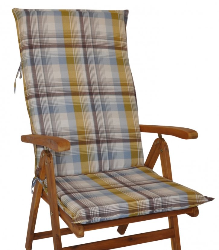 Polstr na teakové zahradní křeslo UNI vysoké