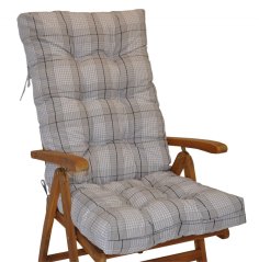 Polstr na teakové zahradní křeslo vysoké