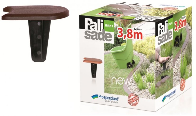 Prosperplast Palisáda zahradní IPAK1 382,7 cm