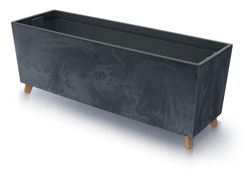 Prosperplast truhlík na nožičkách URBI CASE BETON EFFECT N 77cm