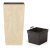 Prosperplast květináč URBI SQUARE Beton Effect 22,5 cm - Barva Písková