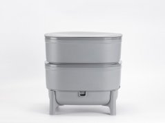 Plastia vermikompostér ECO - šedý recyklát
