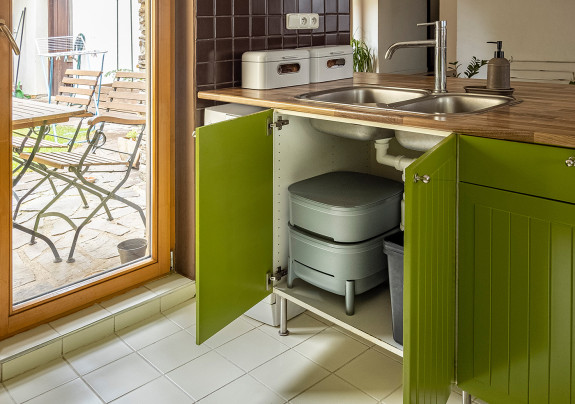 Plastia vermikompostér ECO - šedý recyklát