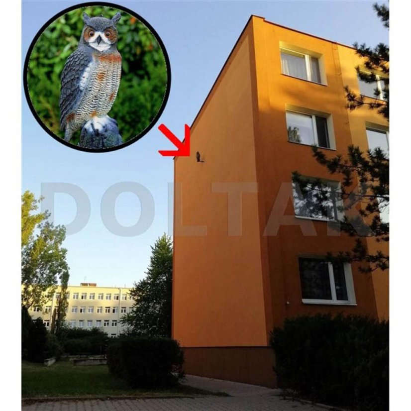 Plastová záhradná dekorácia - Výr veľký