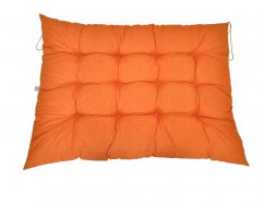 Paletový sedák / zahradní matrace oranžový melír
