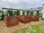 Záhony 200x100x80 odstín TEAK
