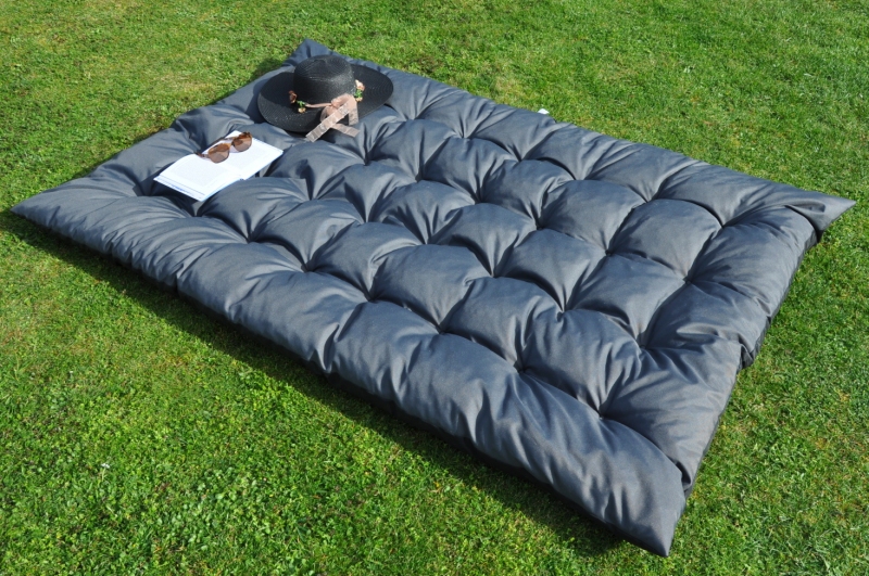 Matrace zahradní MAXI 180x115 cm - voděodolná - Barva: Tmavě béžová