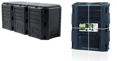 Kompostér 1200 L COMPOGREEN - černý