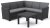 CLAIRE 5 SEAT CORNER set  - grafit