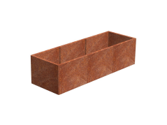 Corgarden Vyvýšený záhon ALTO 1011 69 x 204 x 52 cm Corten