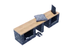 Flexi Element lavička s úložným priestorom