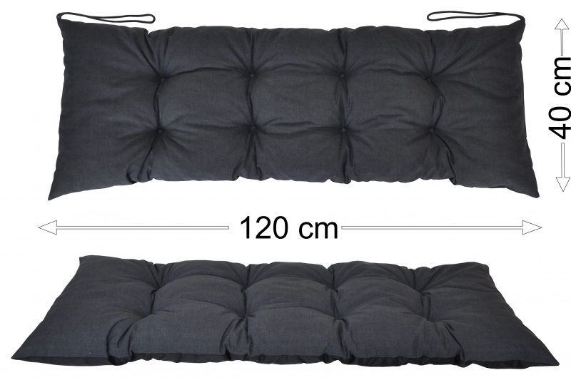 Podsedák 120x40 - Barva polstru: Hnědý