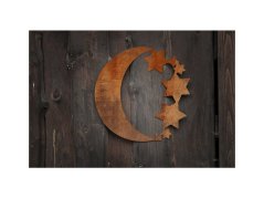 Corgarden Zahradní dekorace MĚSÍC 1068 50 x 50 cm Corten