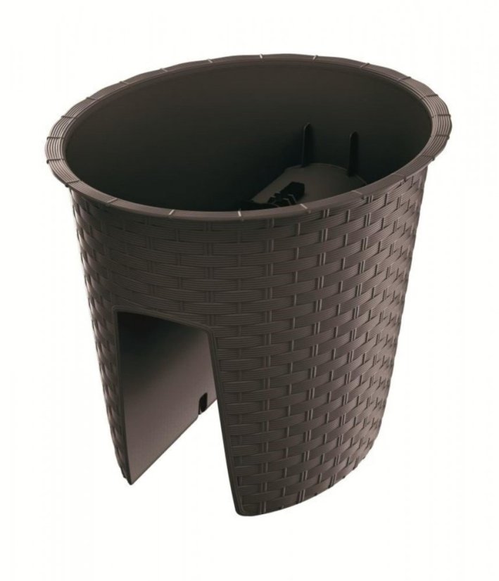 Prosperplast květináč na zábradlí Ratolla Oval 30 cm