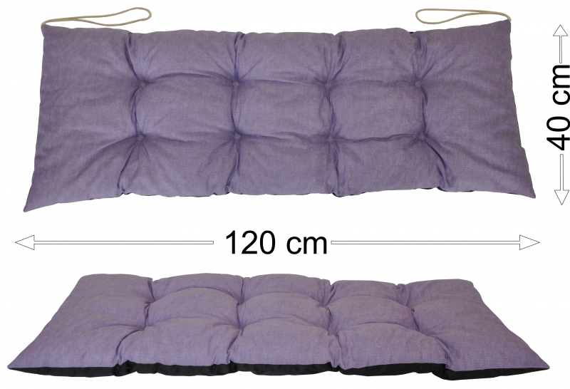 Podsedák 120x40 - Barva polstru: Hnědý