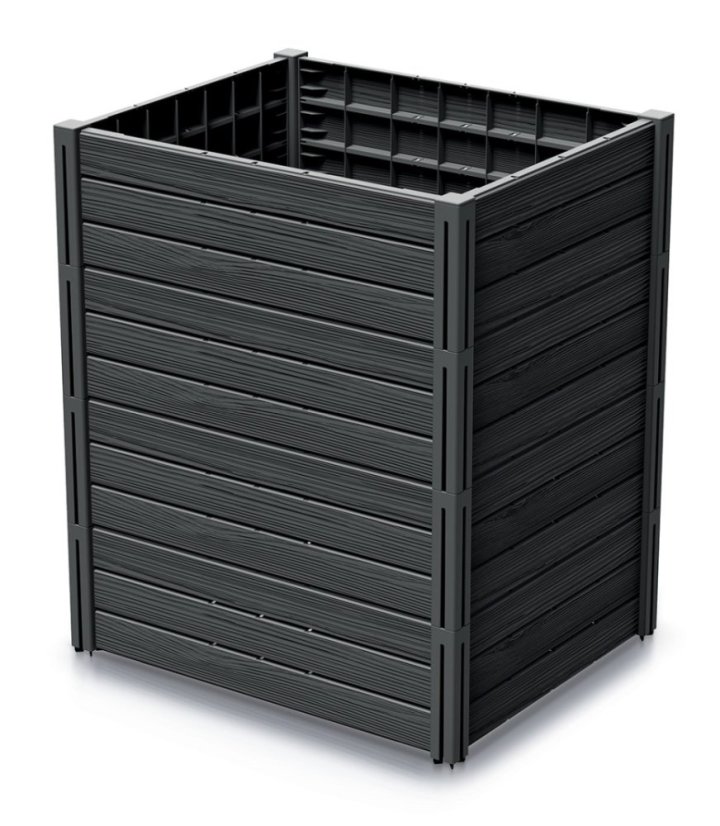 Vyvýšený záhon 2 ks BASE PLANT 75,6 cm - barva: antracit