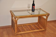 Ratanový stolek Oliver brown wash