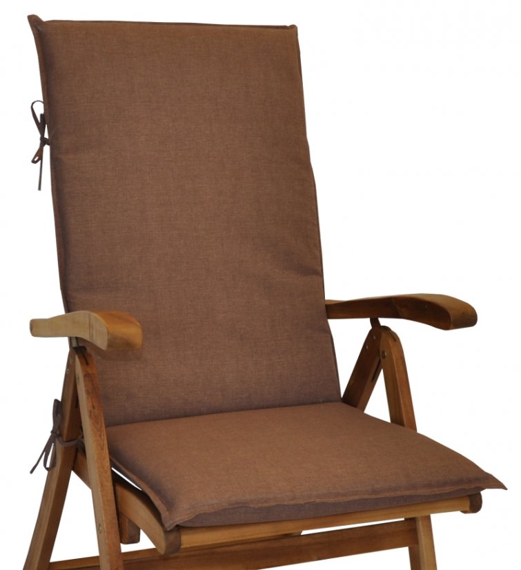 Polstr na teakové zahradní křeslo UNI vysoké