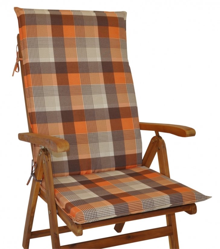 Polstr na teakové zahradní křeslo UNI vysoké