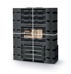 Kompostér COMPOGREEN VARIO 950 l - barva: černá
