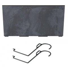 Prosperplast truhlík s háky URBI CASE Beton Effect W