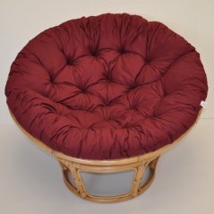 Ratanový papasan 110 cm medový