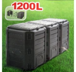 Kompostér 1200 L COMPOGREEN - černý