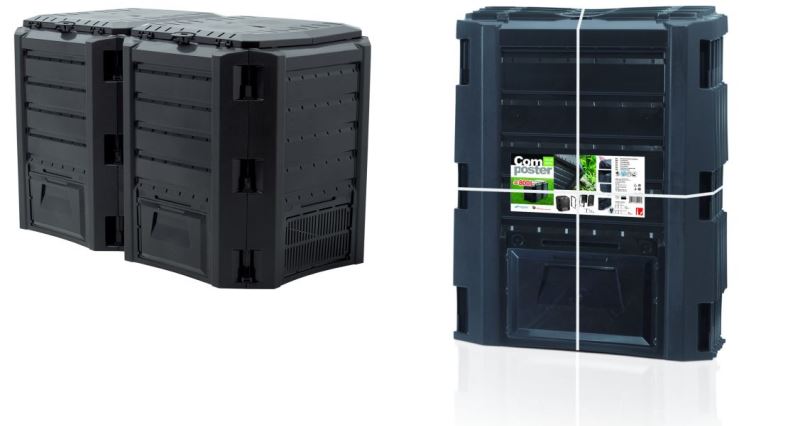 Prosperplast Compogreen 800 l čierny