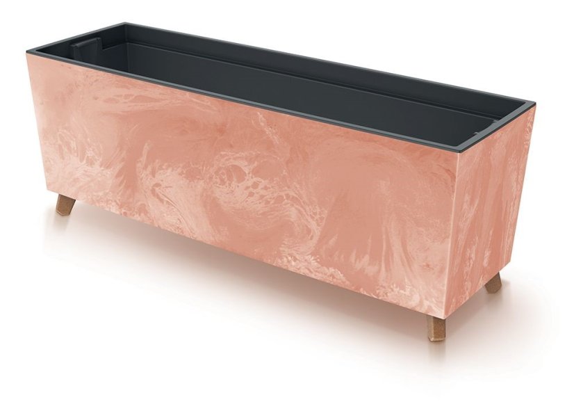 Prosperplast truhlík na nožičkách URBI CASE BETON EFFECT N 77cm