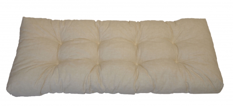 Opěradlový polstr na paletu 120x50 světle béžový melír