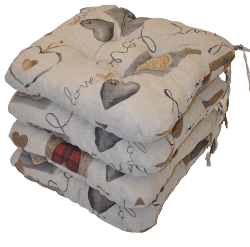 Sedák UNI set 4 kusy - Barva polstru: Kapradí