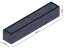 Flexi Element vyvýšený záhon - obdĺžnik - Šírka: 75 cm, Dĺžka: 425 cm, Výška: 75 cm
