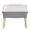 Prosperplast Respana Planter Wood High sadbovač s vekom 78cm, šedý kameň
