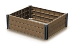 Vyvýšený záhon BASE PLANT 75,6 cm - farba: naturo ECO