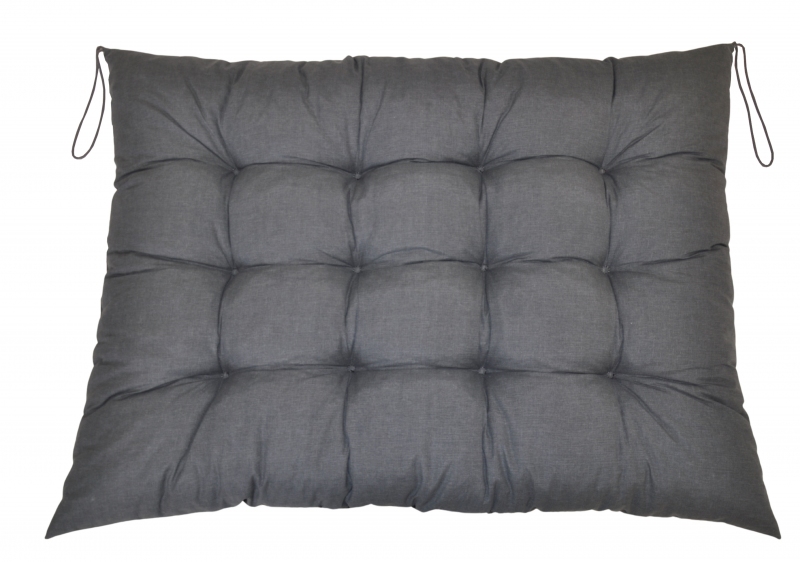 Paletový sedák / zahradní matrace tmavě šedý melír