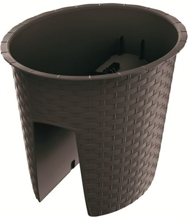 Prosperplast kvetináč na zábradlie Ratolla Oval 30 cm