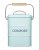 Kitchen Craft Living Nostalgia koš na bioodpad 3 L Vintage Blue