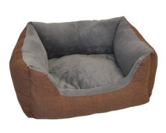 Pelíšek AXIN Deluxe hnědý - 58x48 cm