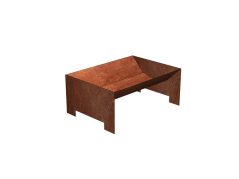 Corgarden Zahradní ohniště STRATO 1018 50 x 70 x 30 cm Corten