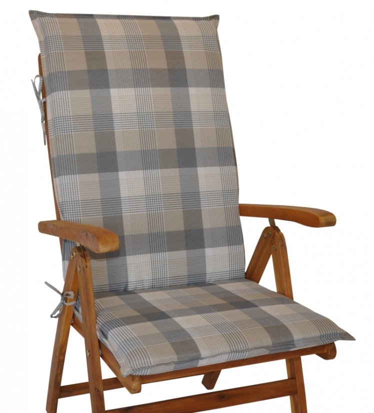 Polstr na teakové zahradní křeslo UNI vysoké