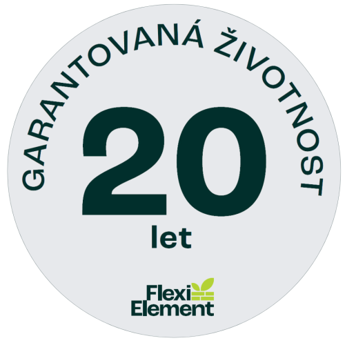 Flexi Element vyvýšený záhon ve tvaru H - Šířka: 250 cm, Délka: 200 cm, Výška: 63 cm