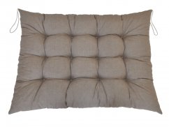 Paletový sedák / zahradní matrace šedý melír