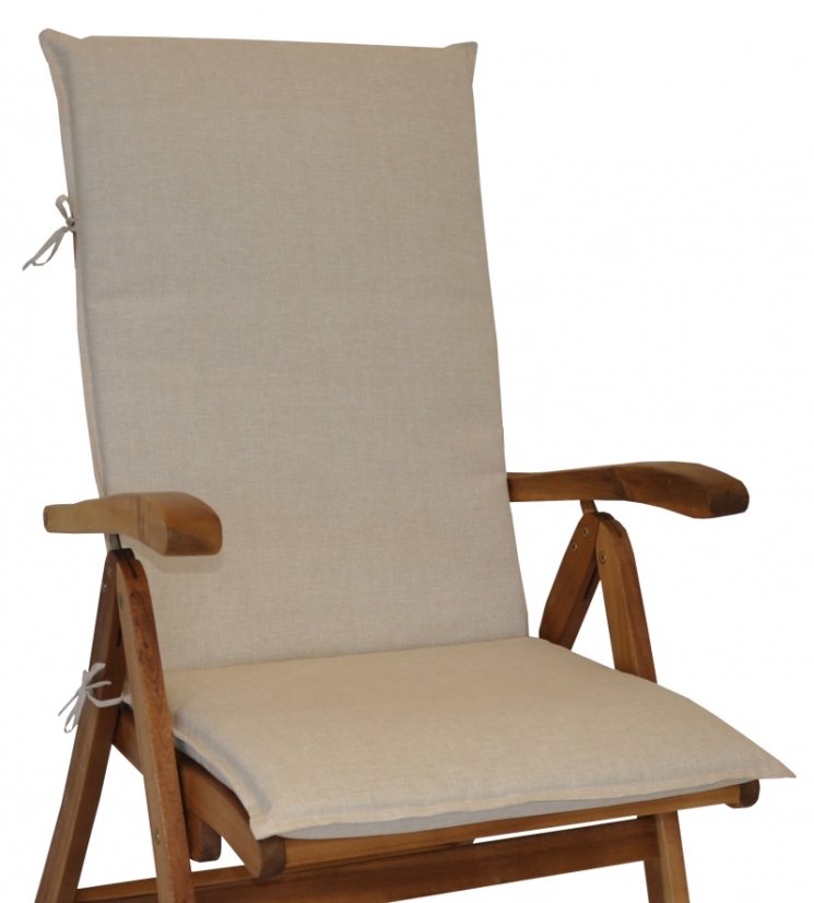 Polstr na teakové zahradní křeslo UNI vysoké